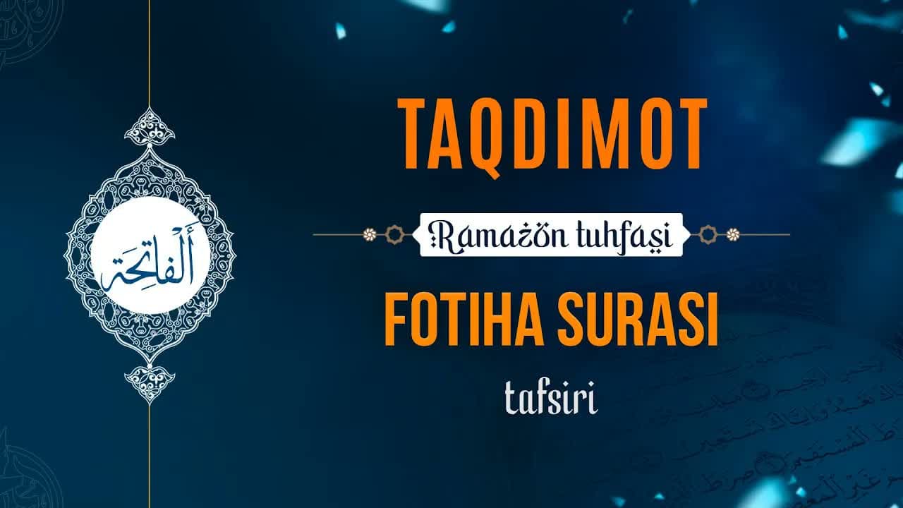 Fotiha surasining tafsiri