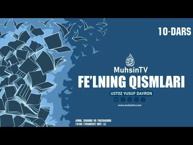 10-dars: Fe’lning qismlari