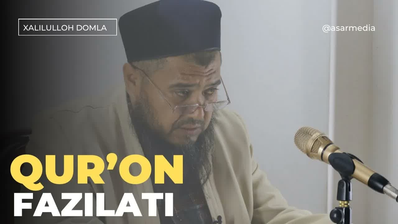 XALILULLOH DOMLA ( TO`LIQ DARSLAR)