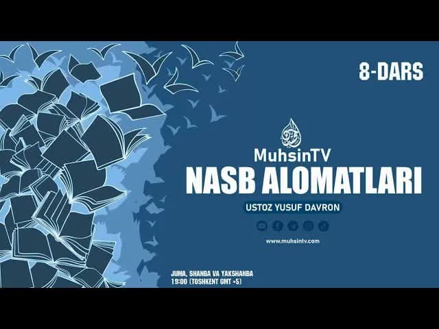 8-dars: Nasb alomatlari