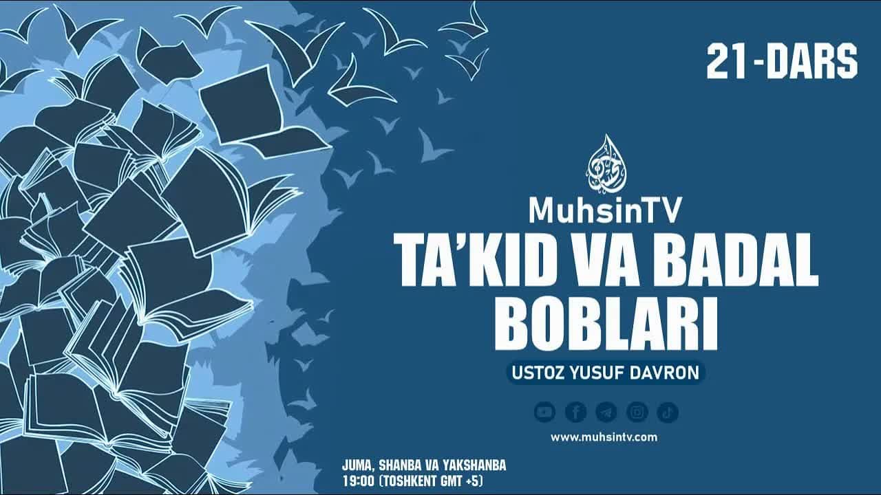 21-dars: Ta’kid va badal boblari