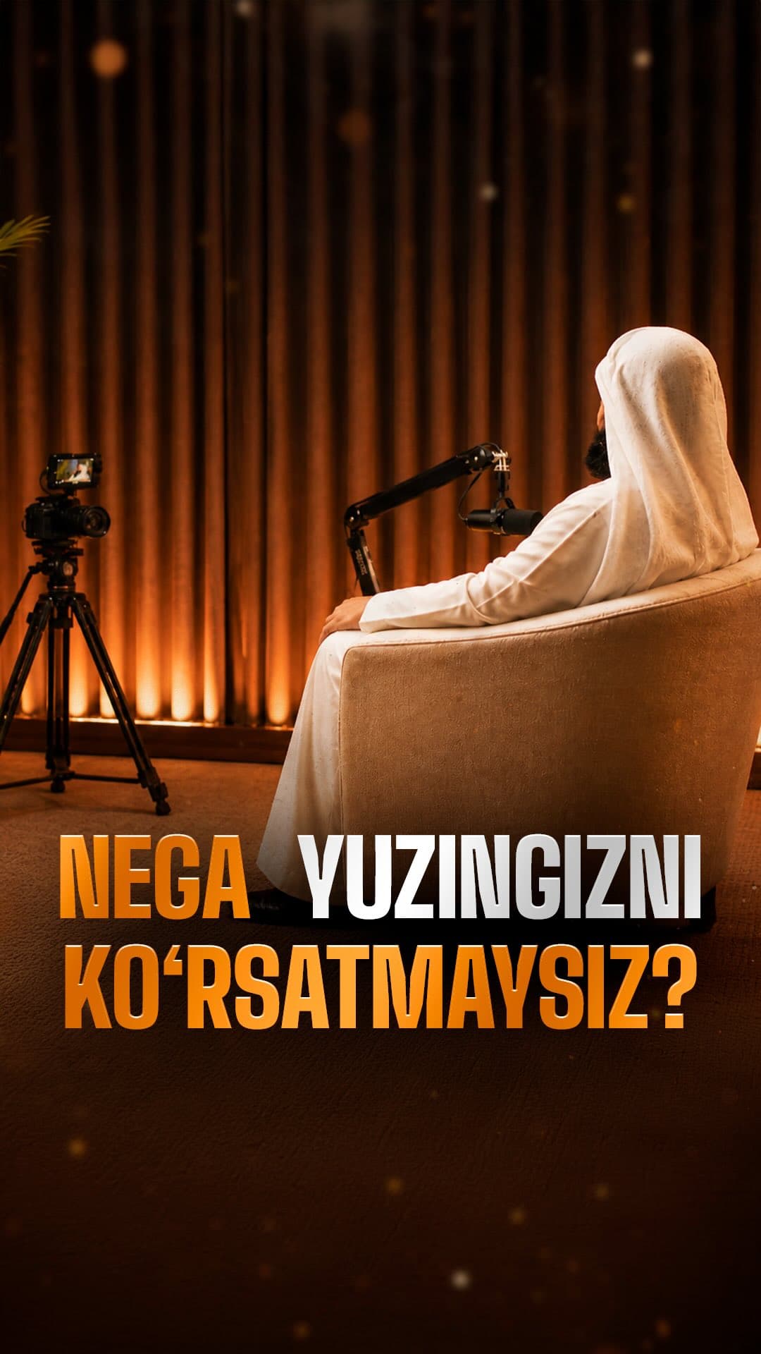 Nega yuzingizni ko‘rsatmaysiz?