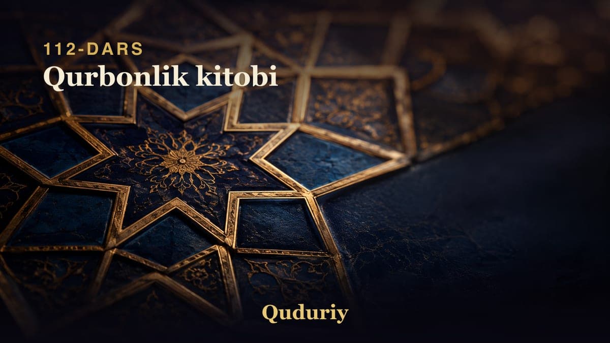 112 Qurbonlik kitobi