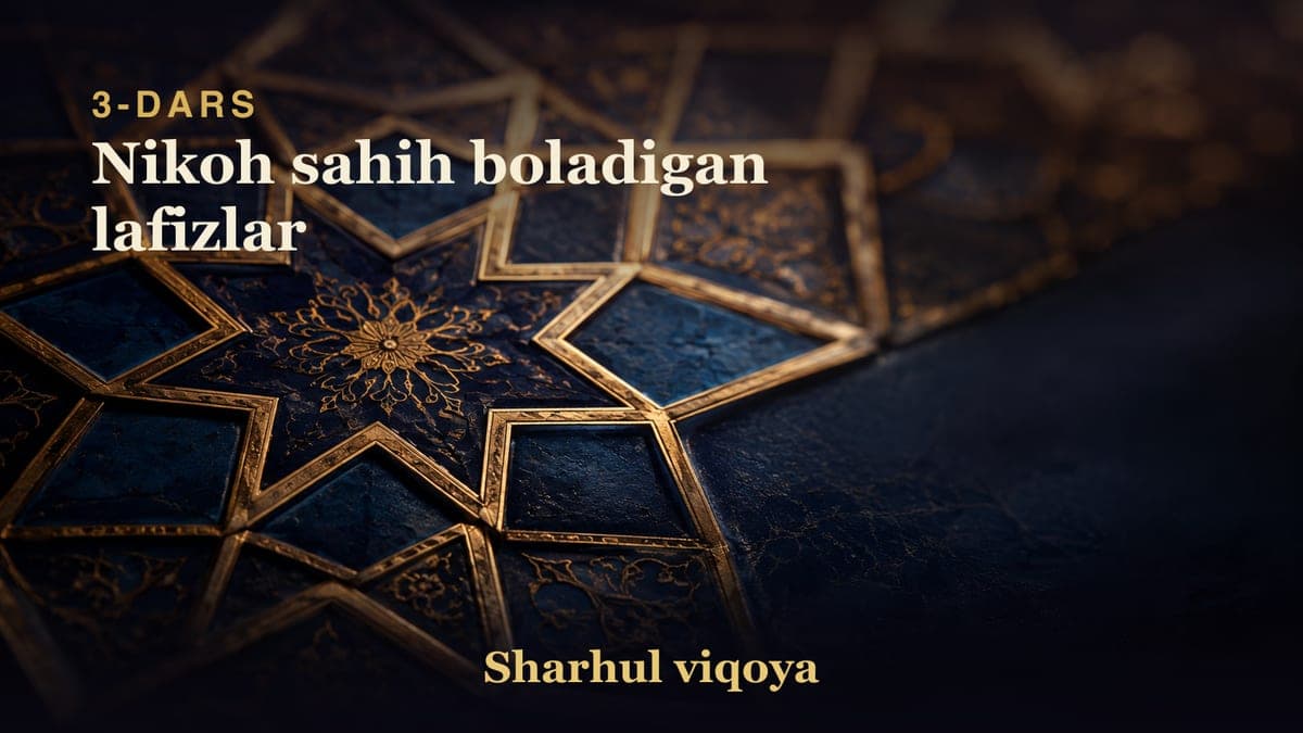 03 Nikoh sahih boladigan lafizlar