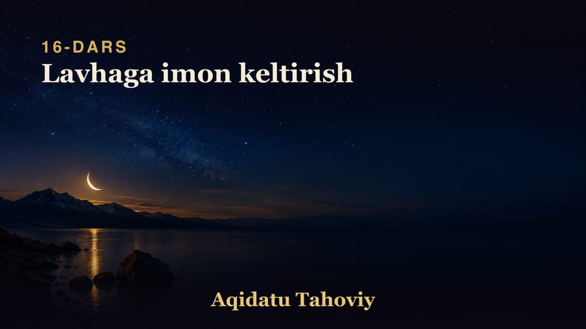 16 Lavhaga imon keltirish