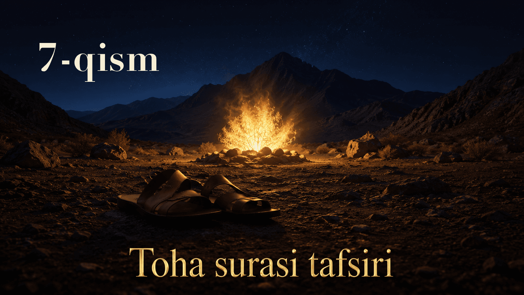 Qur'oni karim tafsiri 410-dars | Toha surasi tafsiri (7-qism)