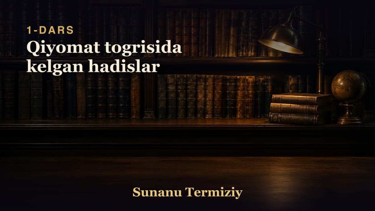 01 Qiyomat togrisida kelgan hadislar