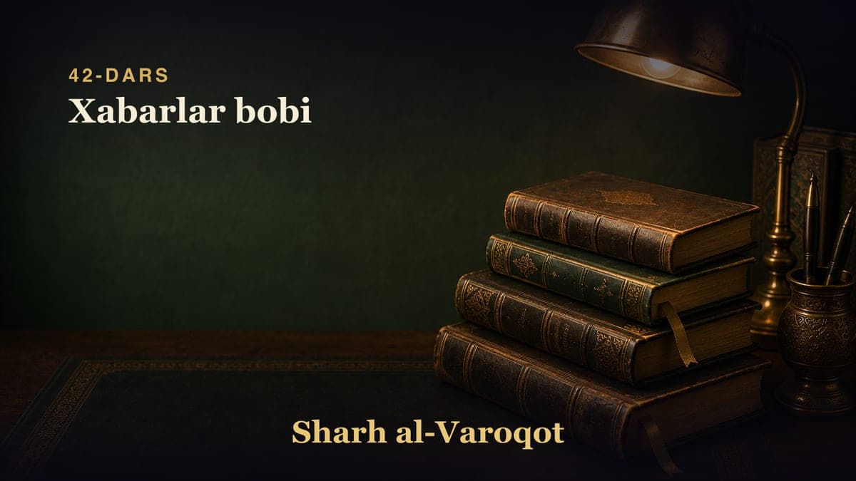 42-dars: Xabarlar bobi