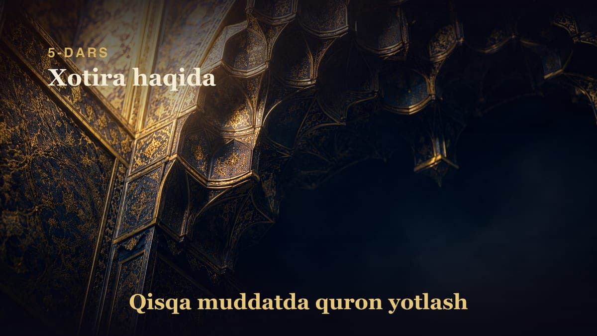 5 Xotira haqida