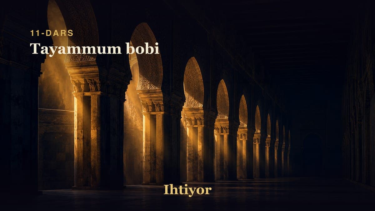 11 Tayammum bobi