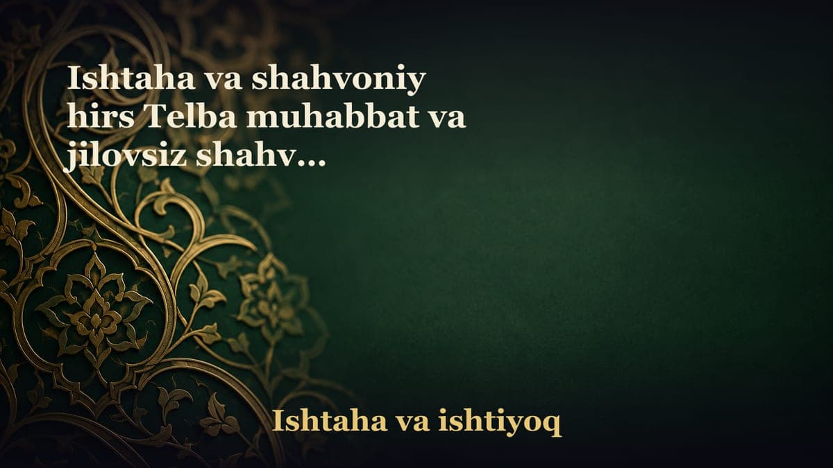 Ishtaha va shahvoniy hirs Telba muhabbat va jilovsiz shahvat qurbonlari. Frantsiya va Farg‘onadagi och bo‘rilar,…