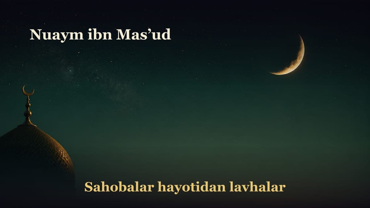 Nuaym ibn Mas’ud