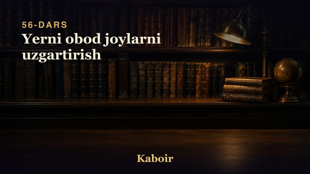 56 Yerni obod joylarni uzgartirish