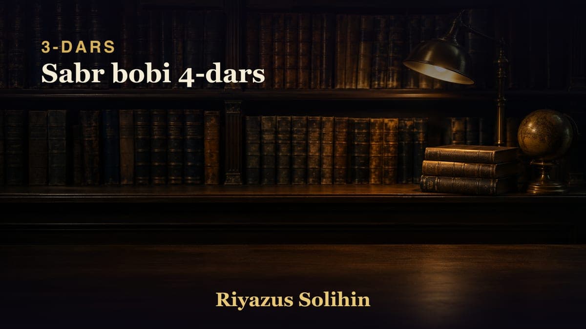 03 Sabr bobi 4-dars