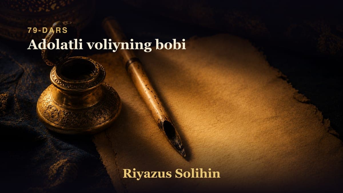 79 Adolatli voliyning bobi