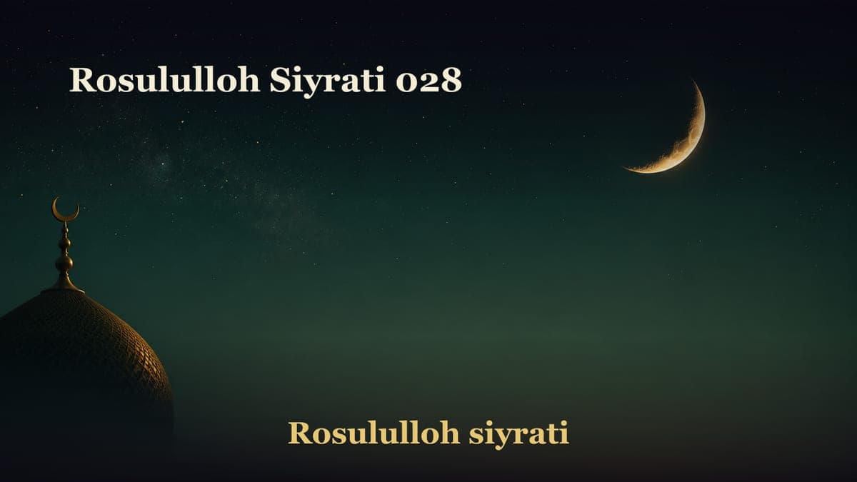 Rosululloh Siyrati 028