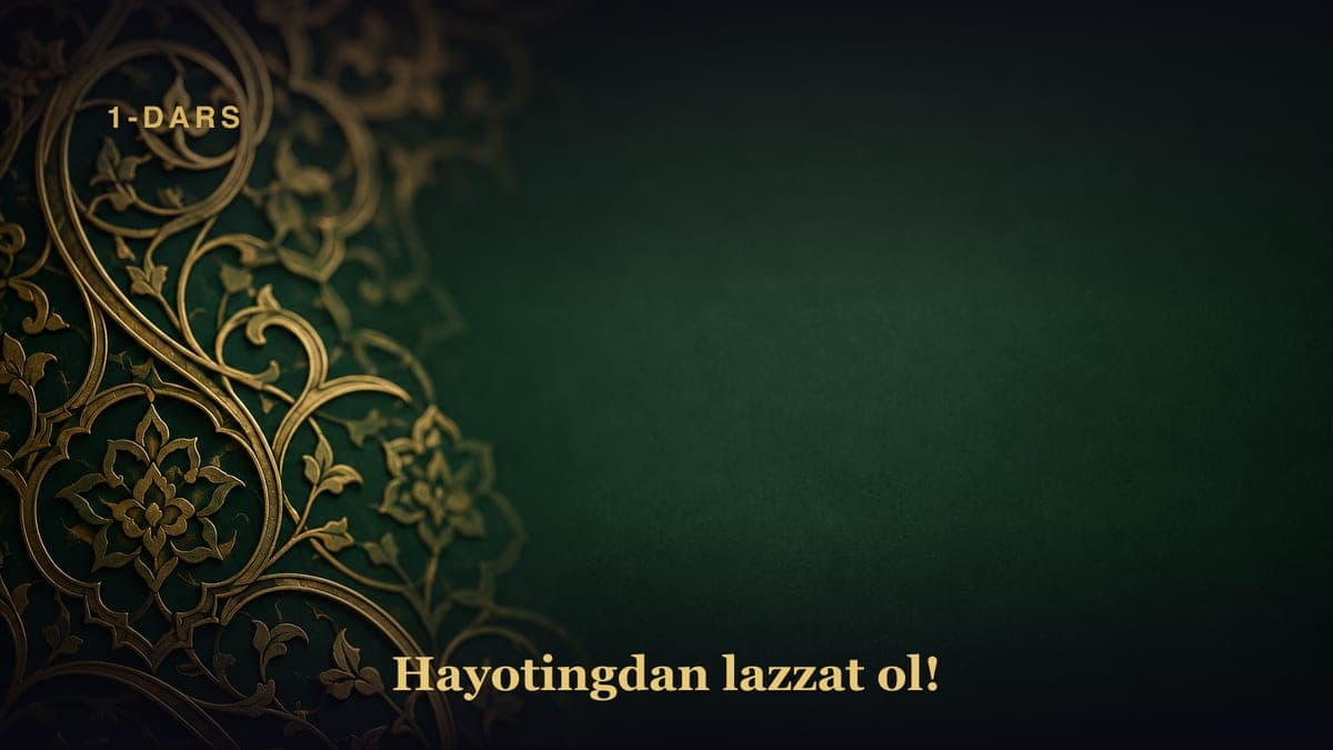 1-dars. Muomala Muqaddima