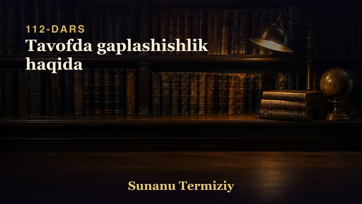 112 Tavofda gaplashishlik haqida