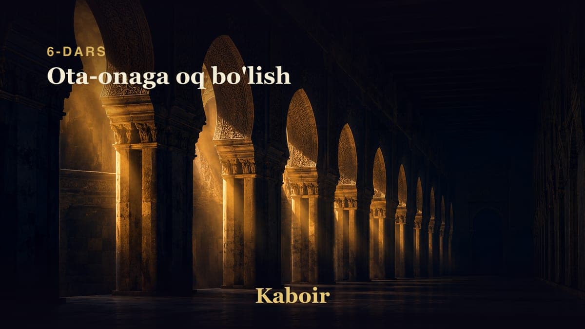 06 Ota-onaga oq bo'lish
