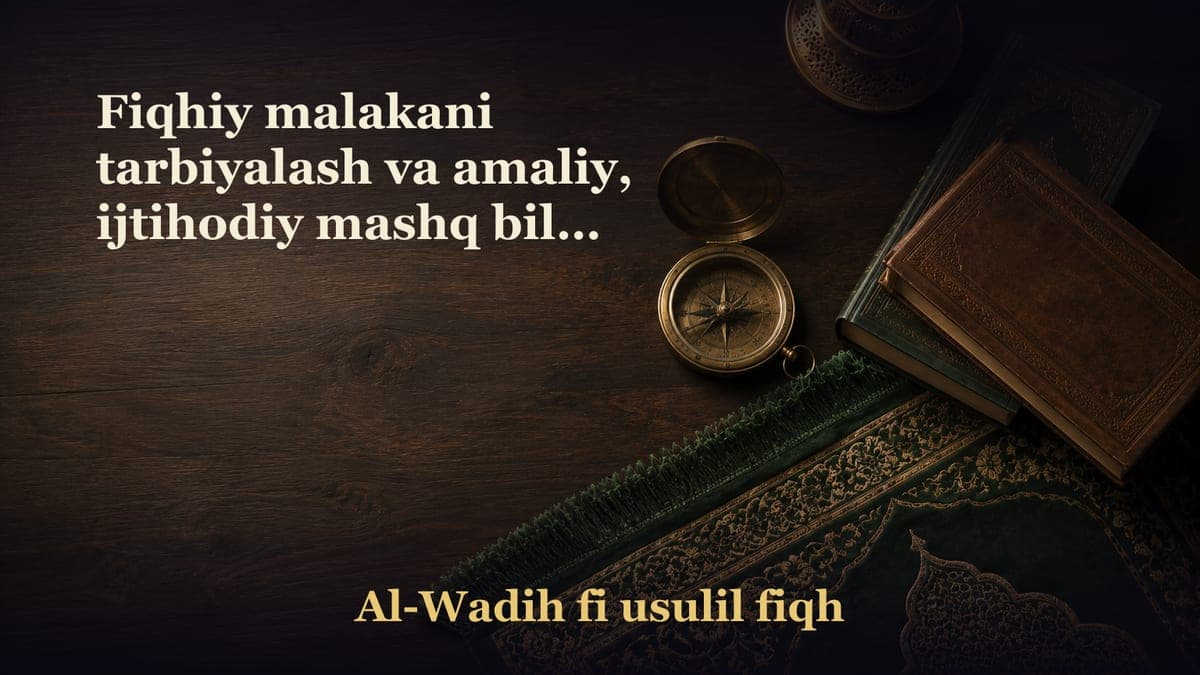 Fiqhiy malakani tarbiyalash va amaliy, ijtihodiy mashq bilan rivojlantirish