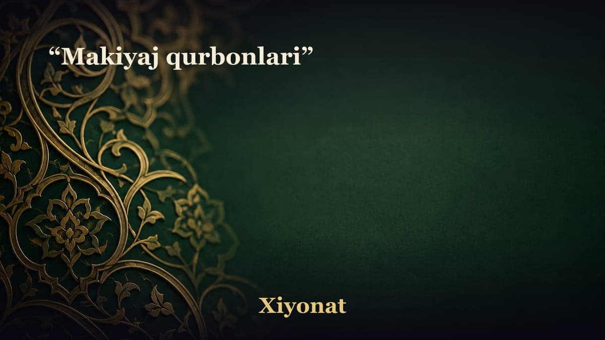“Makiyaj qurbonlari”