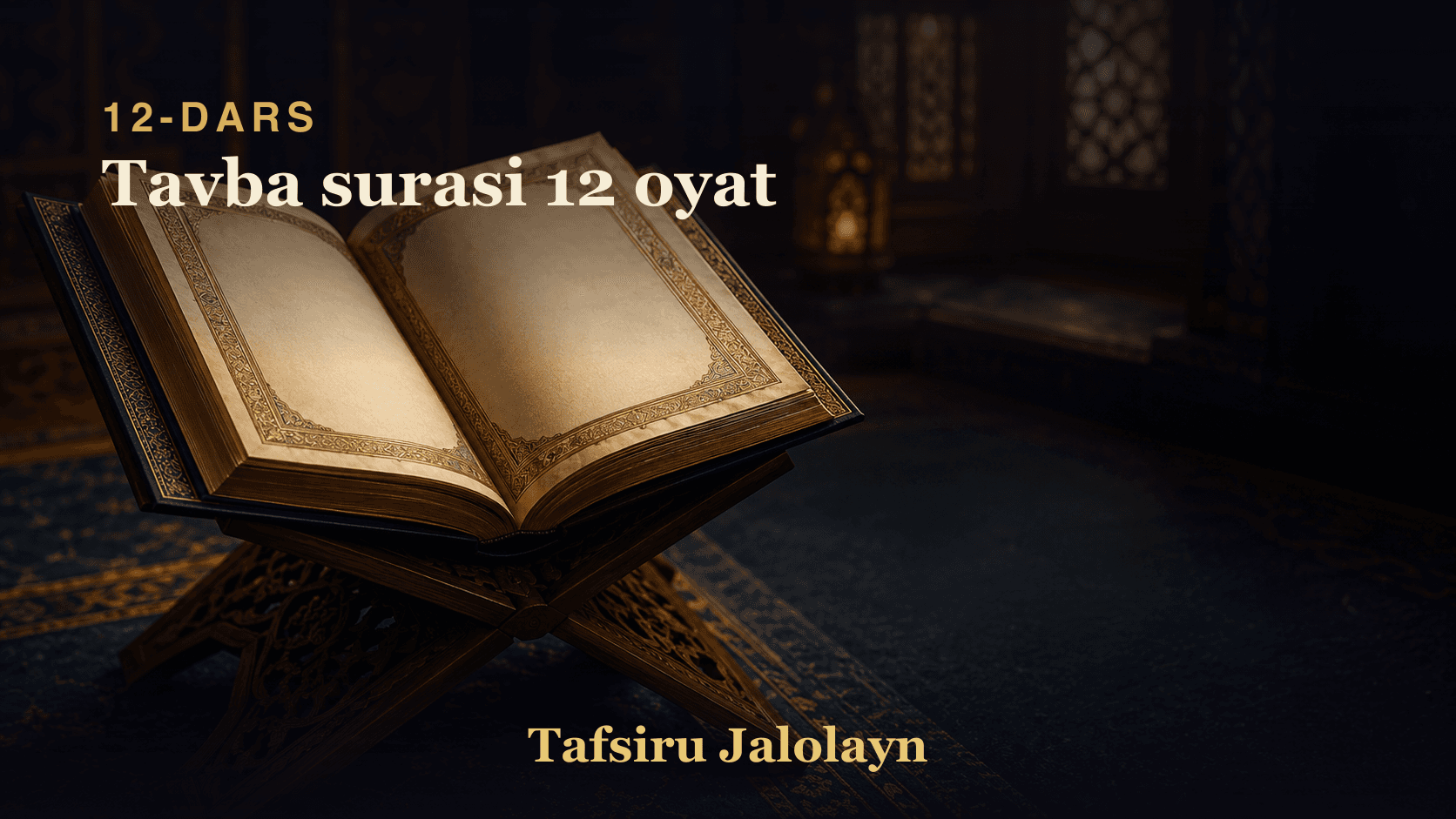 012 Tavba surasi 12 oyat