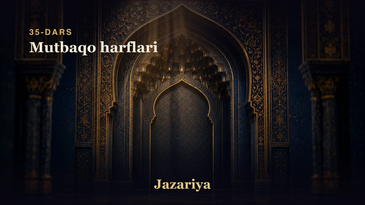 35 Mutbaqo harflari