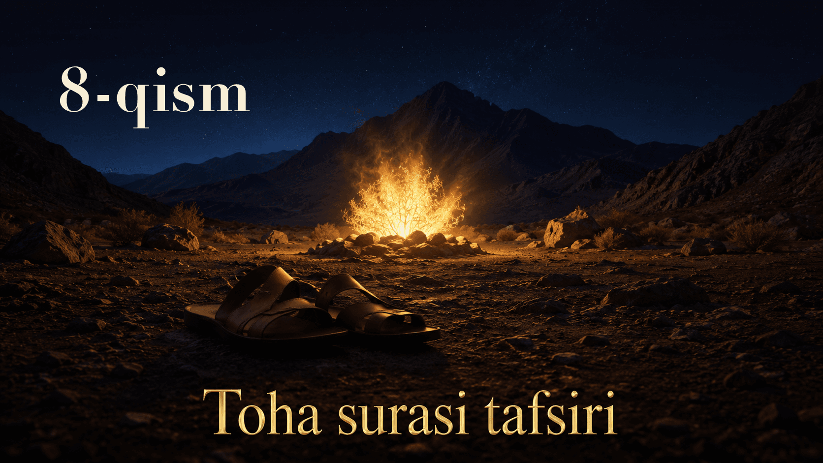 Qur'oni karim tafsiri 411-dars | Toha surasi tafsiri (8-qism)