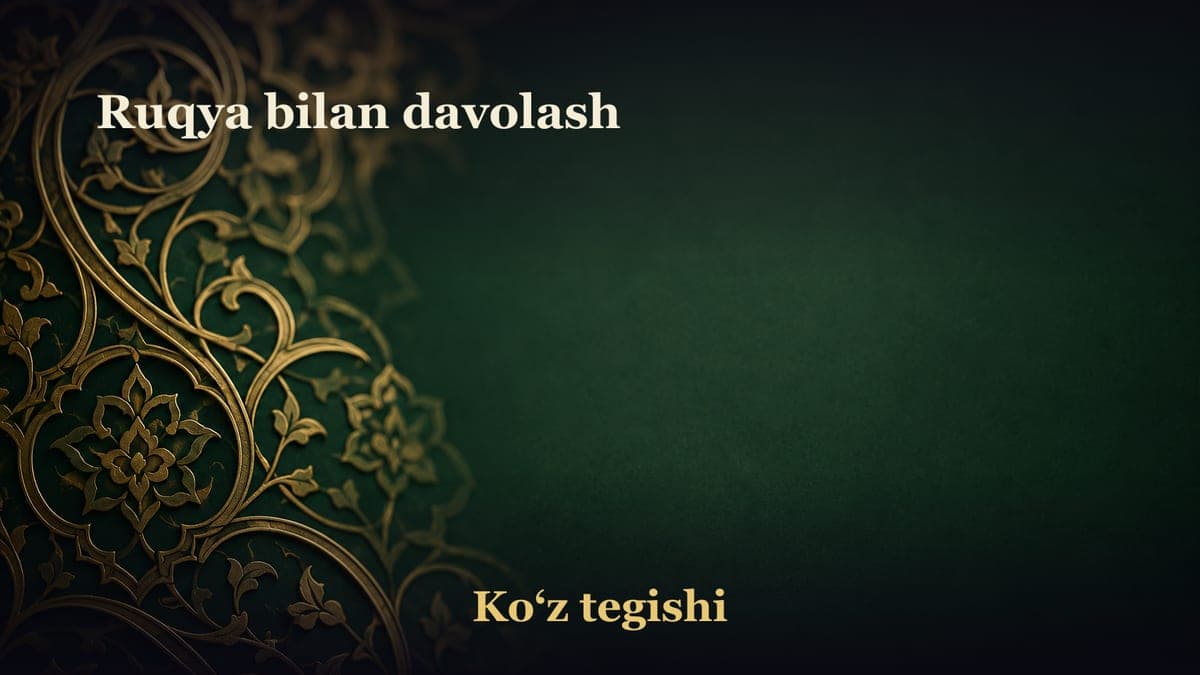 Ruqya bilan davolash