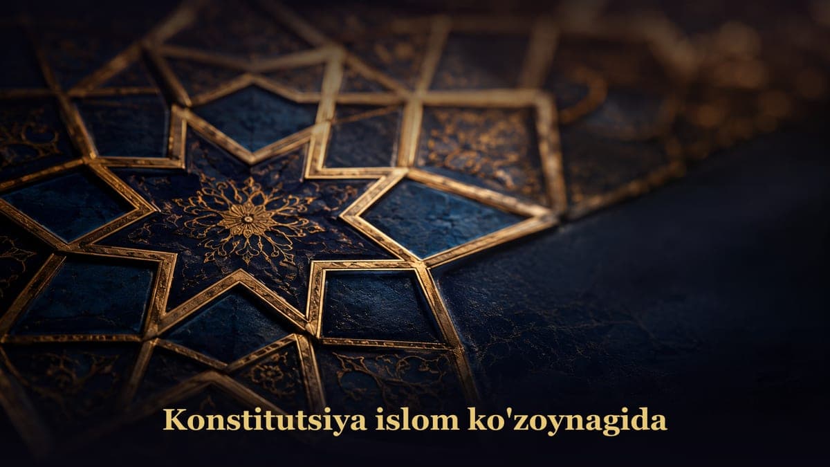 Konstitutsiya islom ko'zoynagida