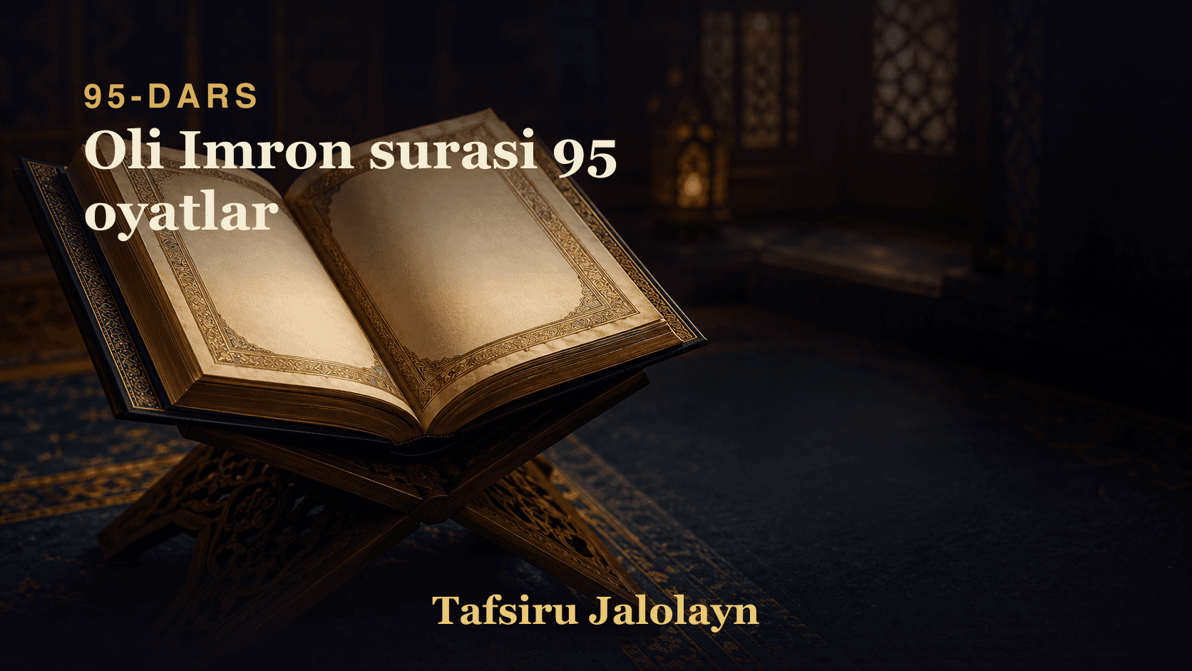095 Oli Imron surasi 95 oyatlar