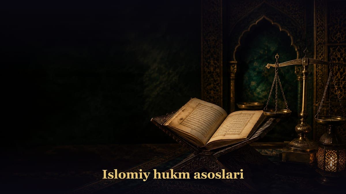 Qonunlar - islomiy hukm asoslari