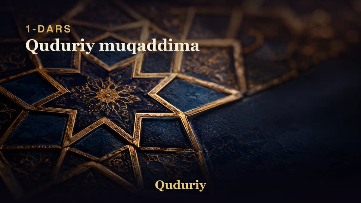 01 Quduriy muqaddima