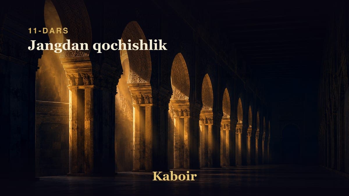 11 Jangdan qochishlik