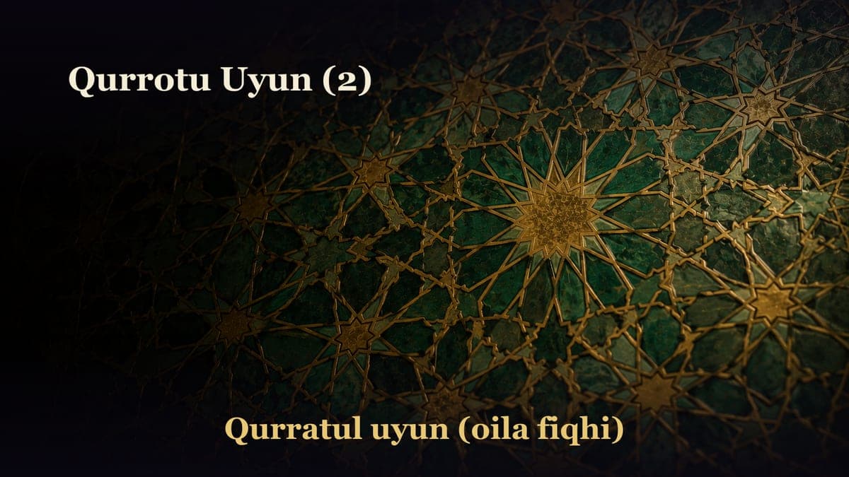 Qurrotu Uyun (2)
