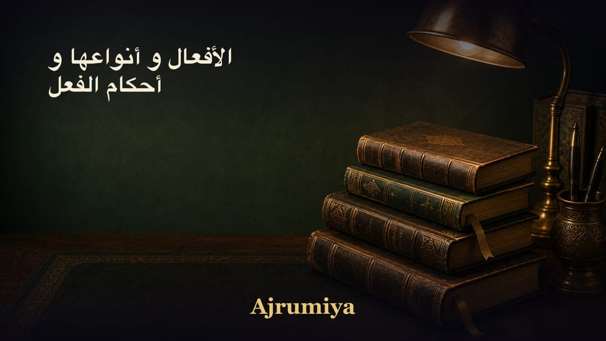 الأفعال و أنواعها و أحكام الفعل