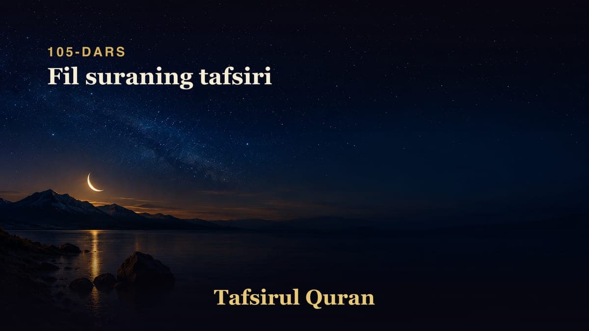 105 Fil suraning tafsiri