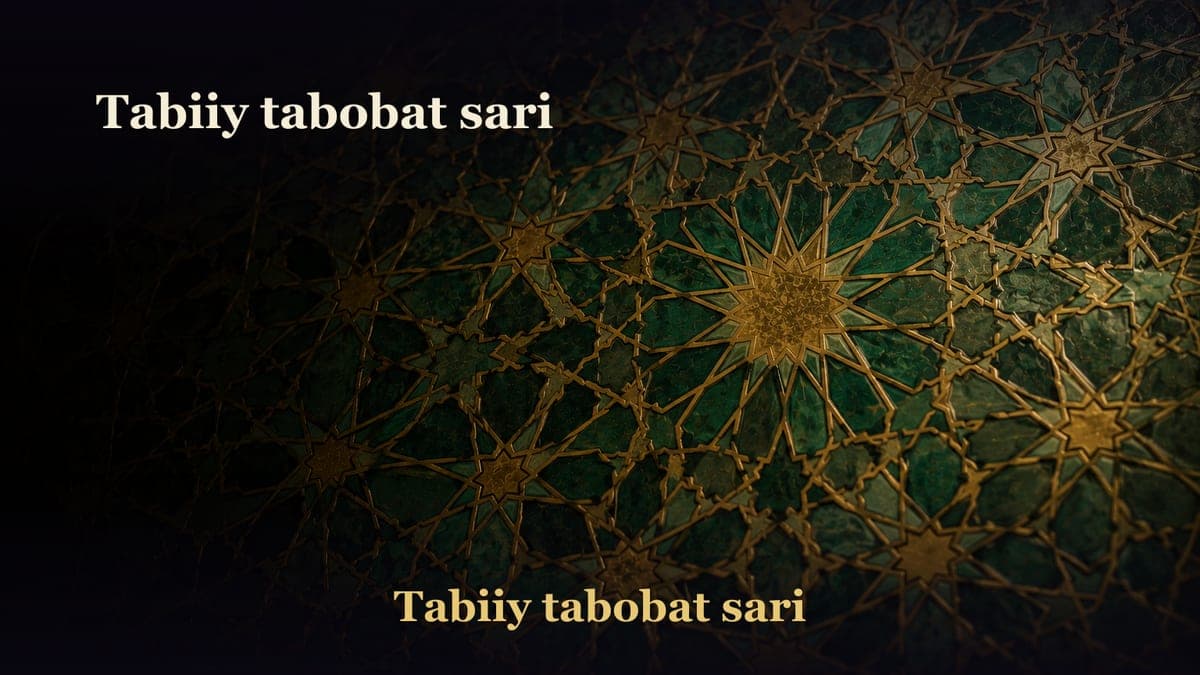 Tabiiy tabobat sari