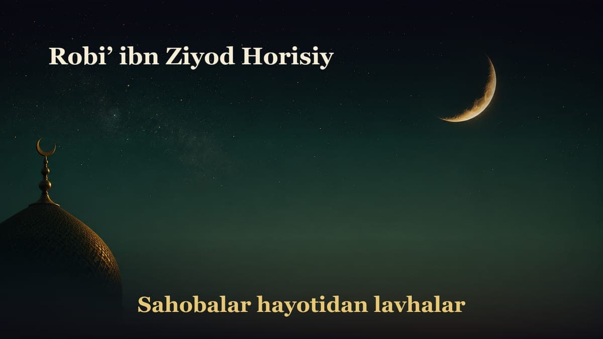 Robi’ ibn Ziyod Horisiy