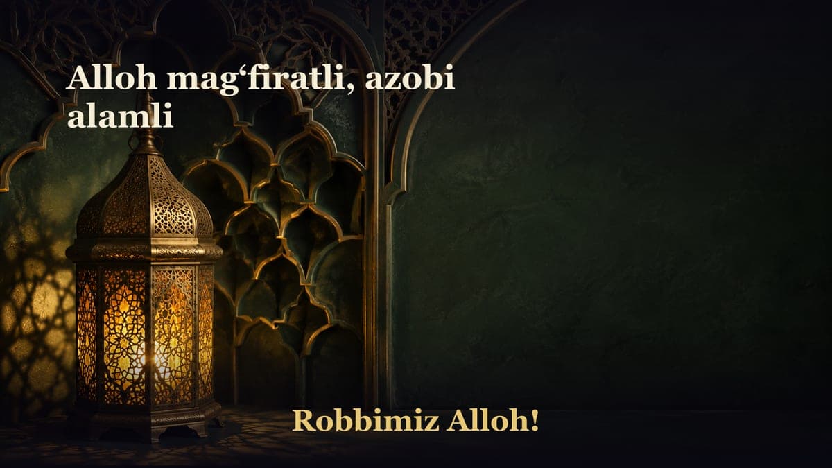 Alloh mag‘firatli, azobi alamli