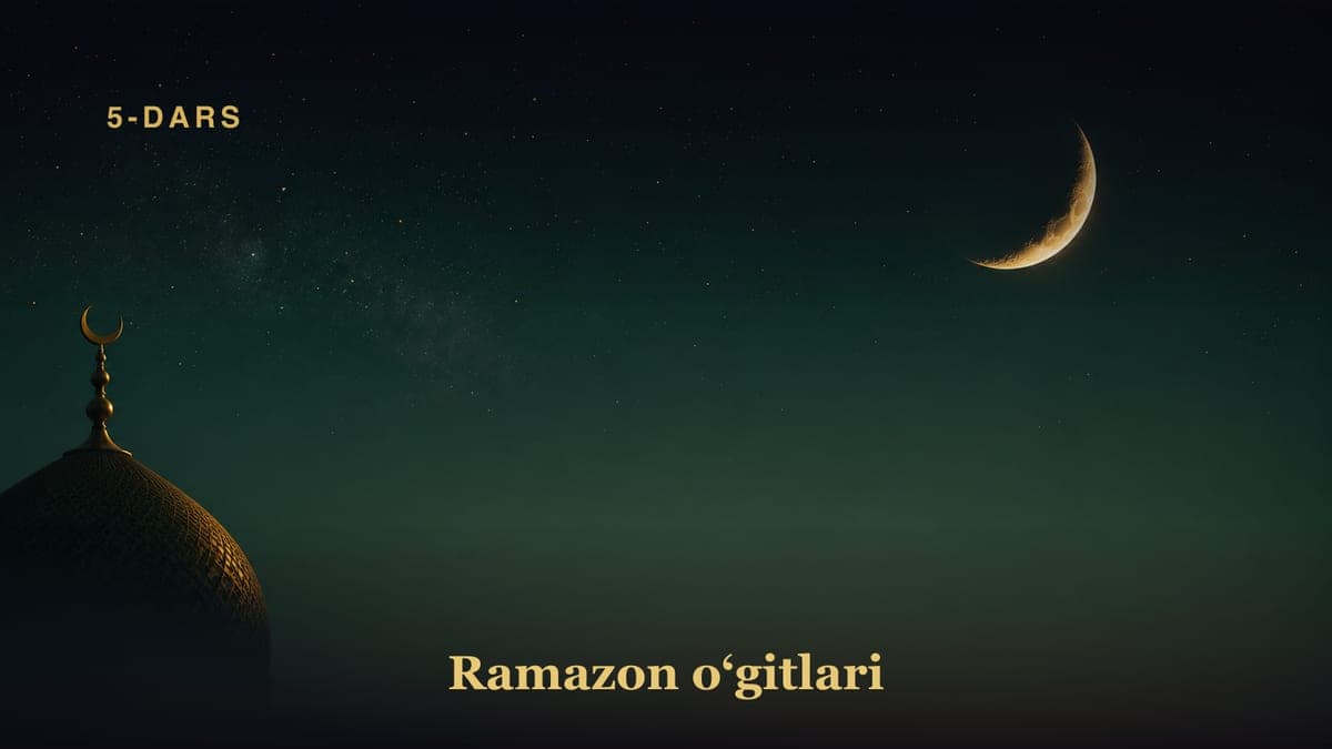 5-dars. Xatm Qur’onga taalluqli masalalar haqida (davomi)