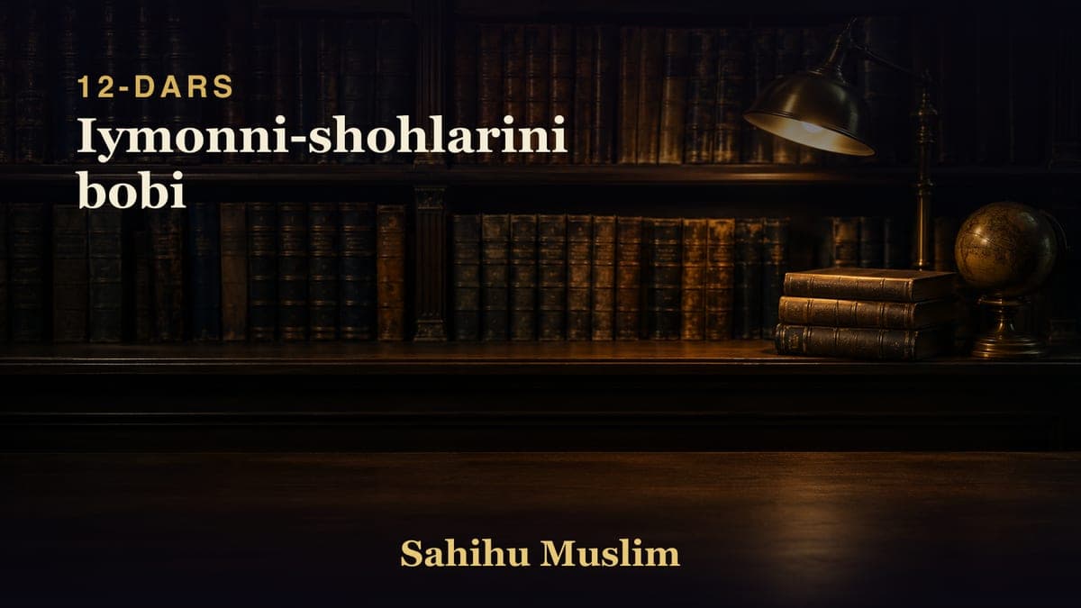 12 Iymonni-shohlarini bobi