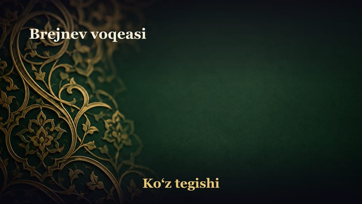 Brejnev voqeasi