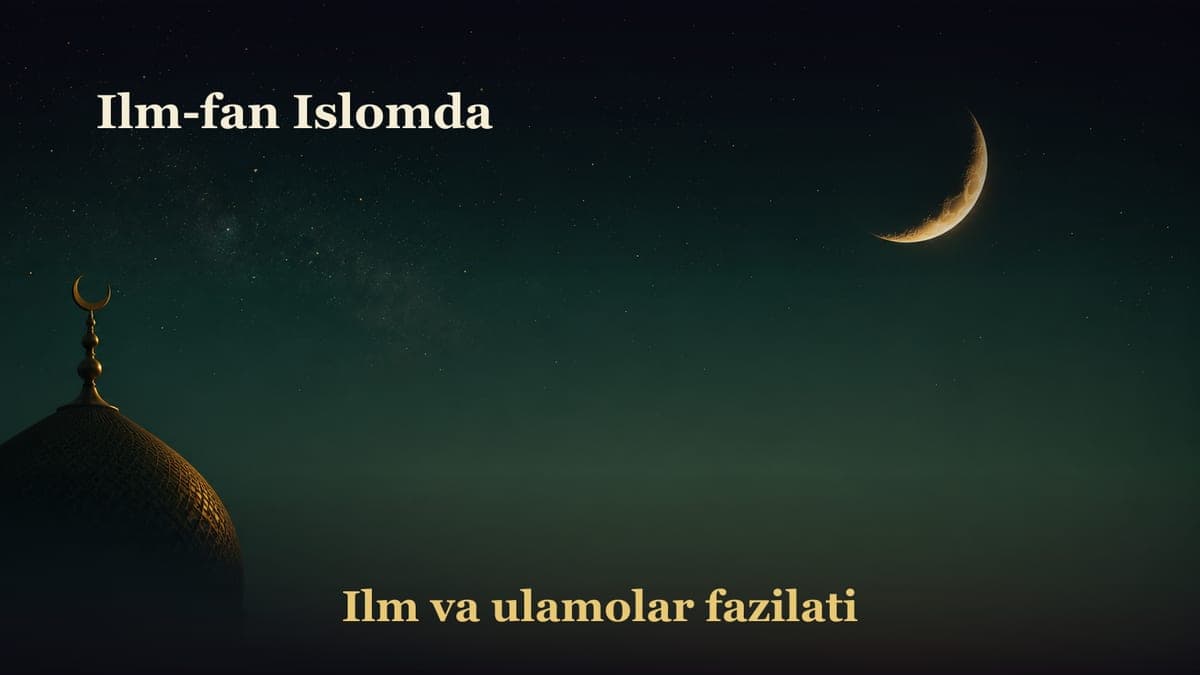 Ilm-fan Islomda