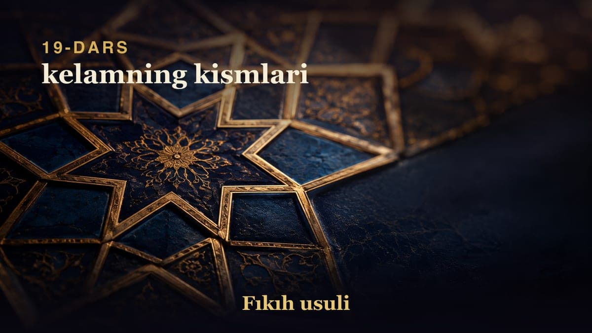 19 kelamning kismlari