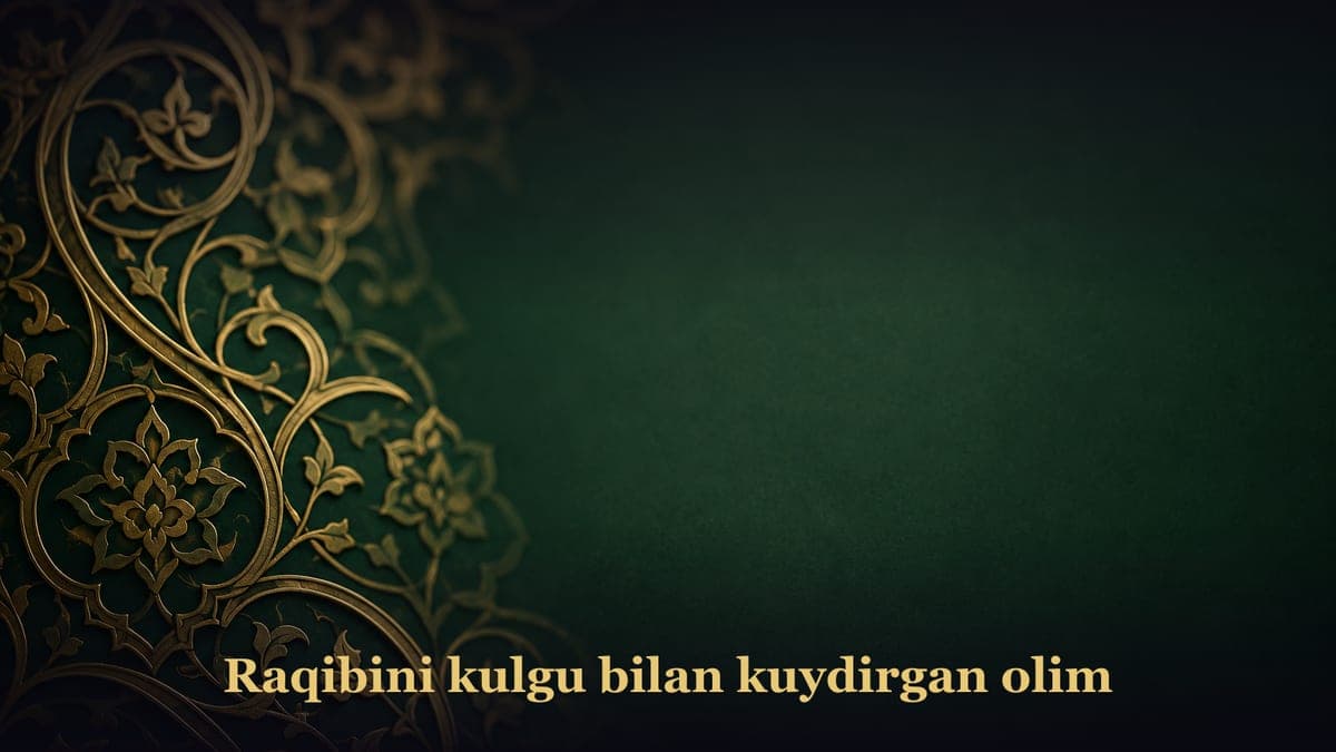 Raqibini kulgu bilan kuydirgan olim