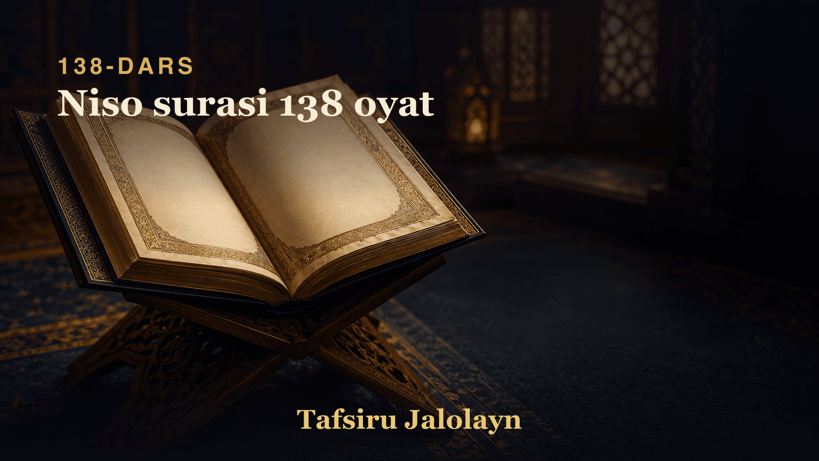 138 Niso surasi 138 oyat