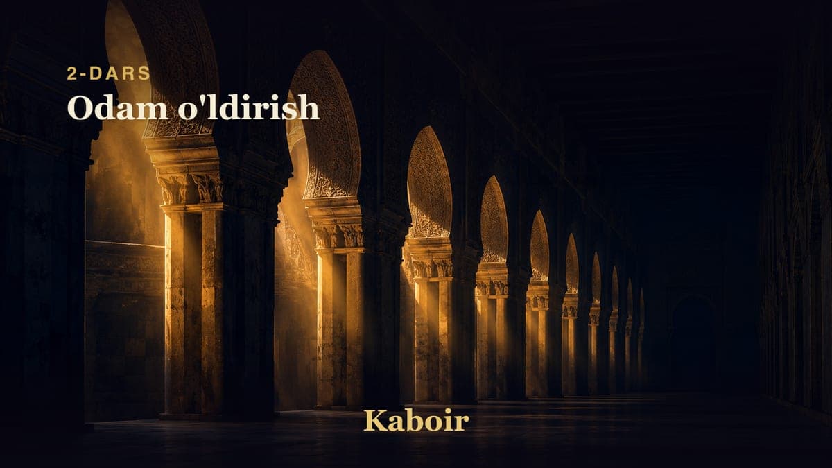 02 Odam o'ldirish