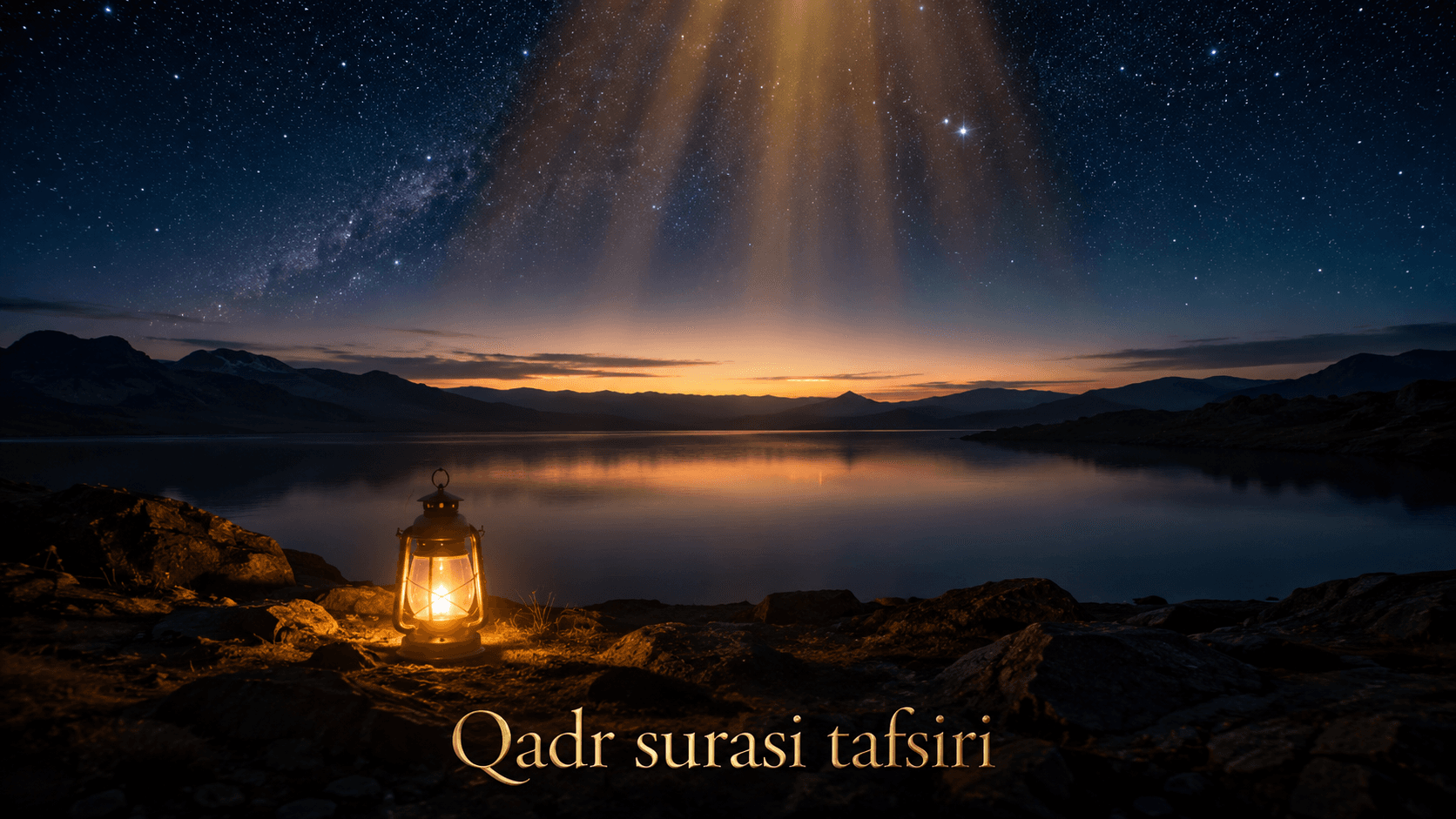 Qur'oni karim tafsiri 16-dars | Qadr surasi tafsiri