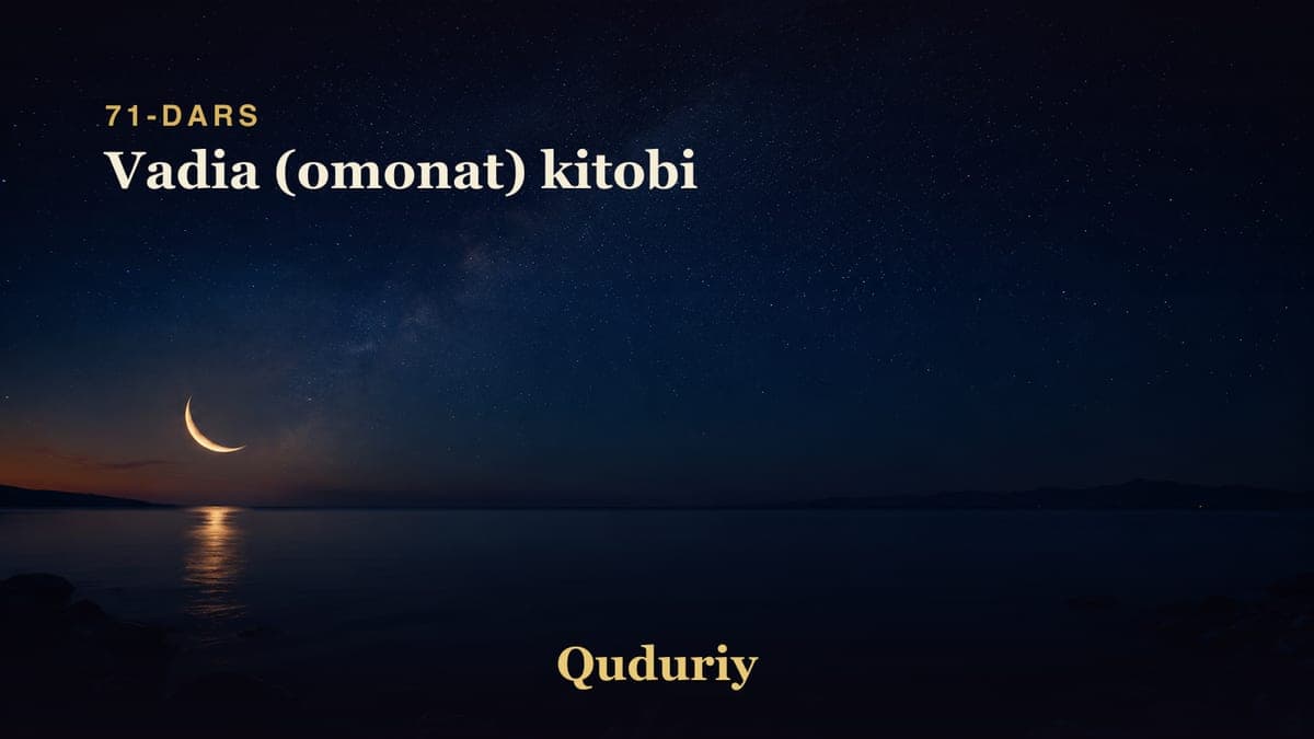 71 Vadia (omonat) kitobi